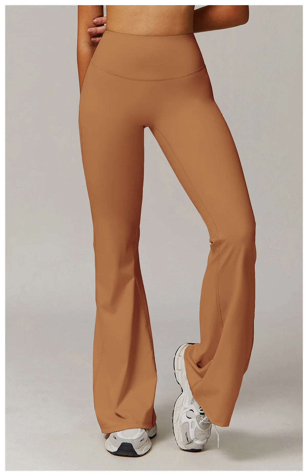 ZENVY Sculpt Flare High-Waist Leggings – Butt-Lifting Wide Leg Yoga Pants