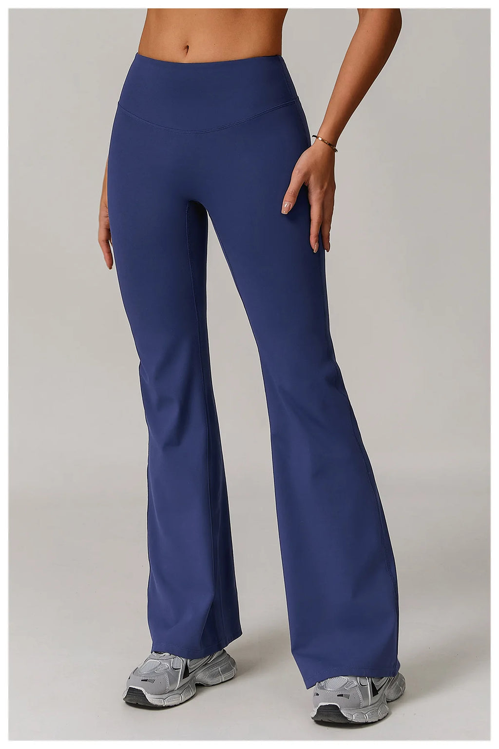 ZENVY Sculpt Flare High-Waist Leggings – Butt-Lifting Wide Leg Yoga Pants