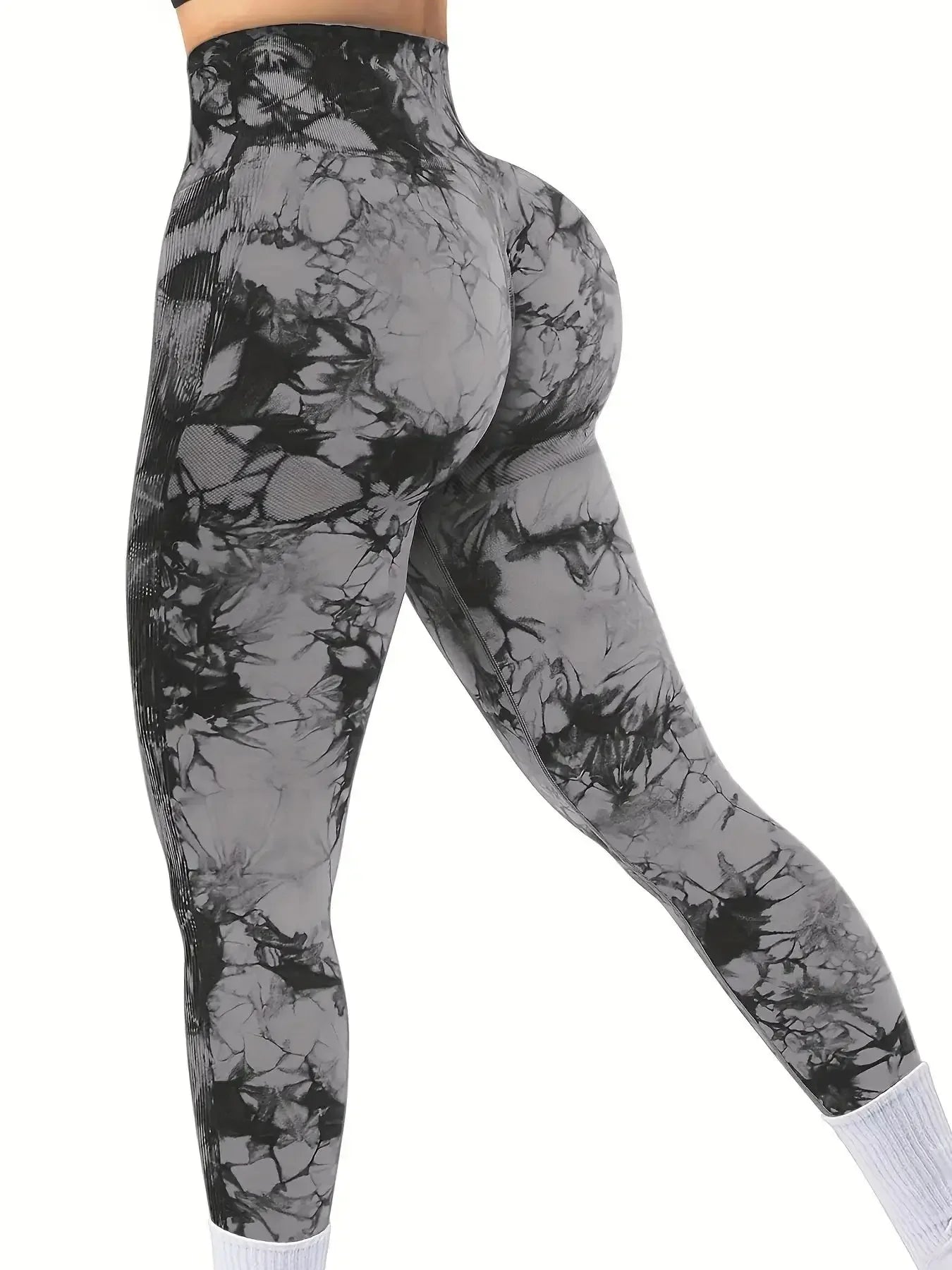 ZENVY SculptFit™ High-Waist Tie-Dye Leggings