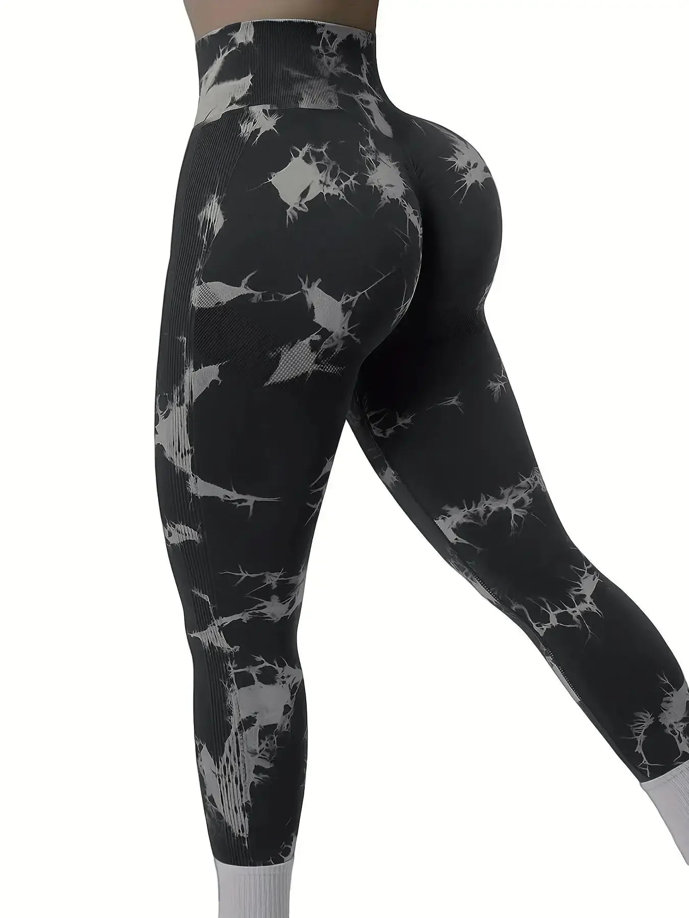 ZENVY SculptFit™ High-Waist Tie-Dye Leggings
