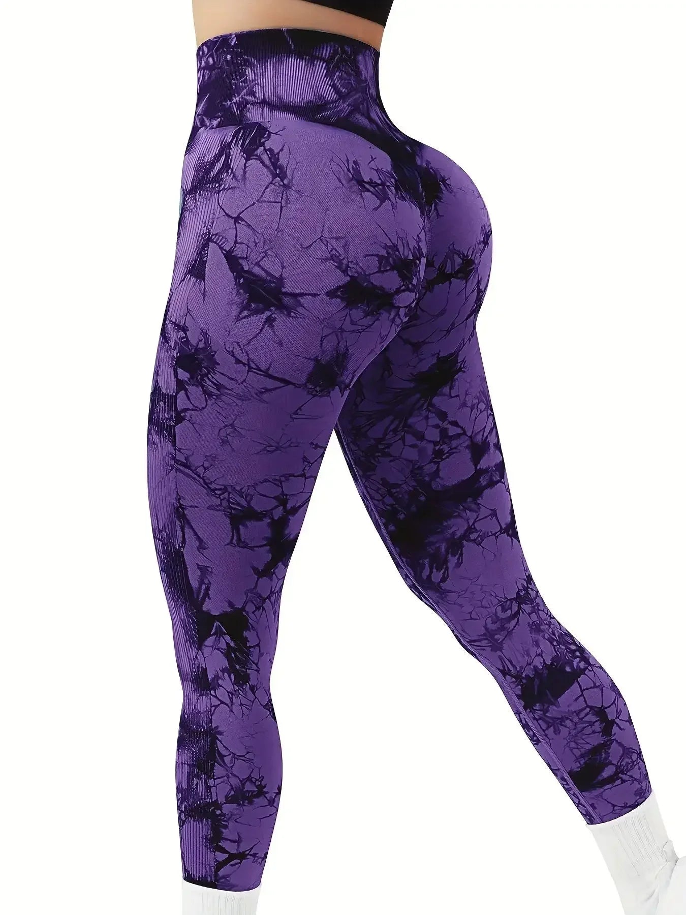 ZENVY SculptFit™ High-Waist Tie-Dye Leggings