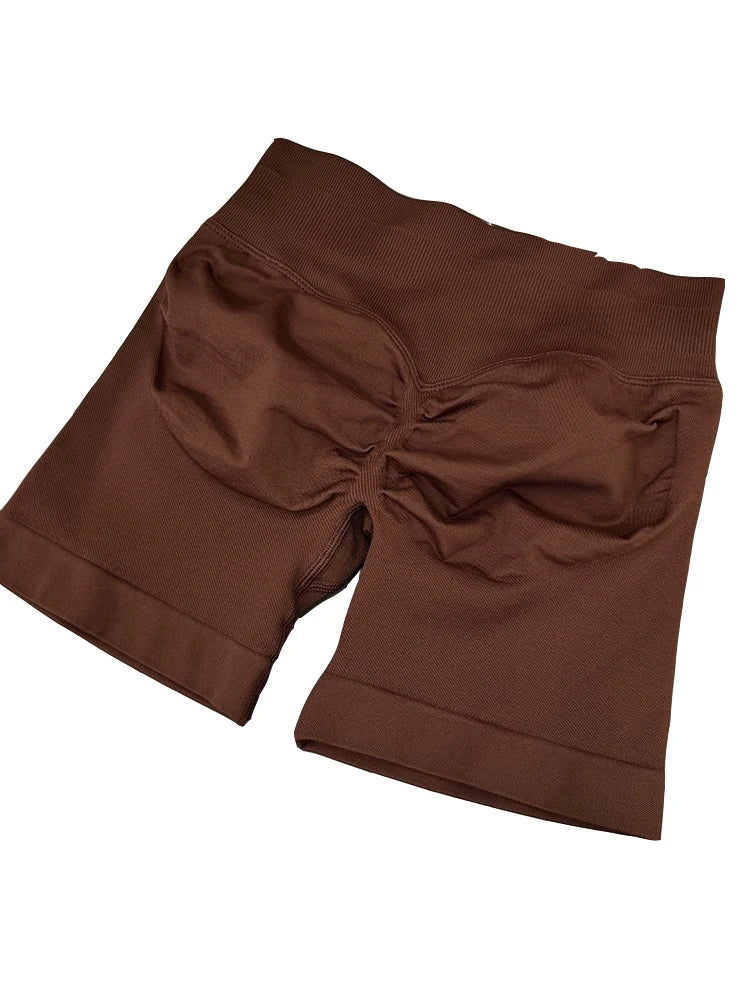 ZENVY SculptLift™ Seamless Scrunch Booty Shorts – High Waist Butt Lifting