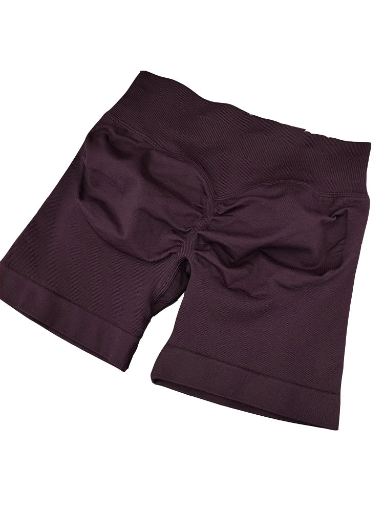 ZENVY SculptLift™ Seamless Scrunch Booty Shorts – High Waist Butt Lifting