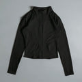 ZENVY Sculpt Zip Active Jacket – Seamless Long Sleeve Fitness & Running Top