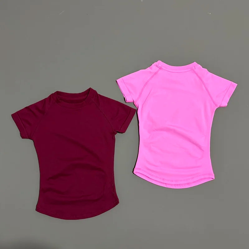 ZENVY Seamless Short Sleeve Women’s Yoga Top – Slim Fit Gym, Running & Fitness Active Tee
