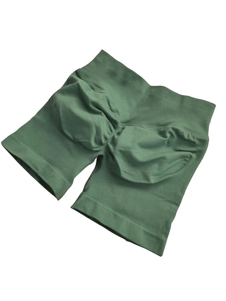ZENVY SculptLift™ Seamless Scrunch Booty Shorts – High Waist Butt Lifting