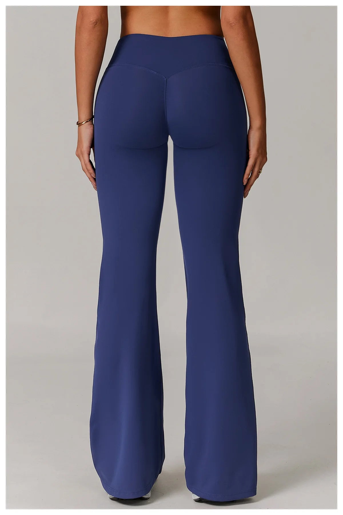 ZENVY Sculpt Flare High-Waist Leggings – Butt-Lifting Wide Leg Yoga Pants