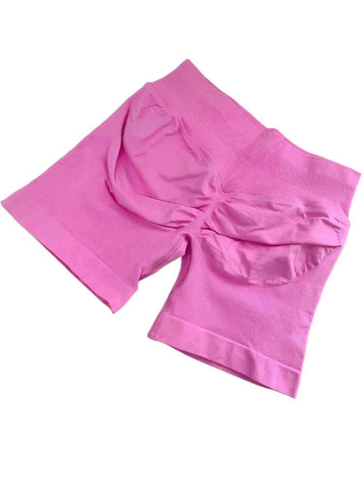 ZENVY SculptLift™ Seamless Scrunch Booty Shorts – High Waist Butt Lifting