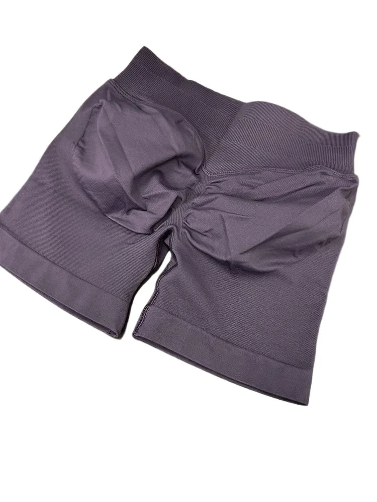 ZENVY SculptLift™ Seamless Scrunch Booty Shorts – High Waist Butt Lifting