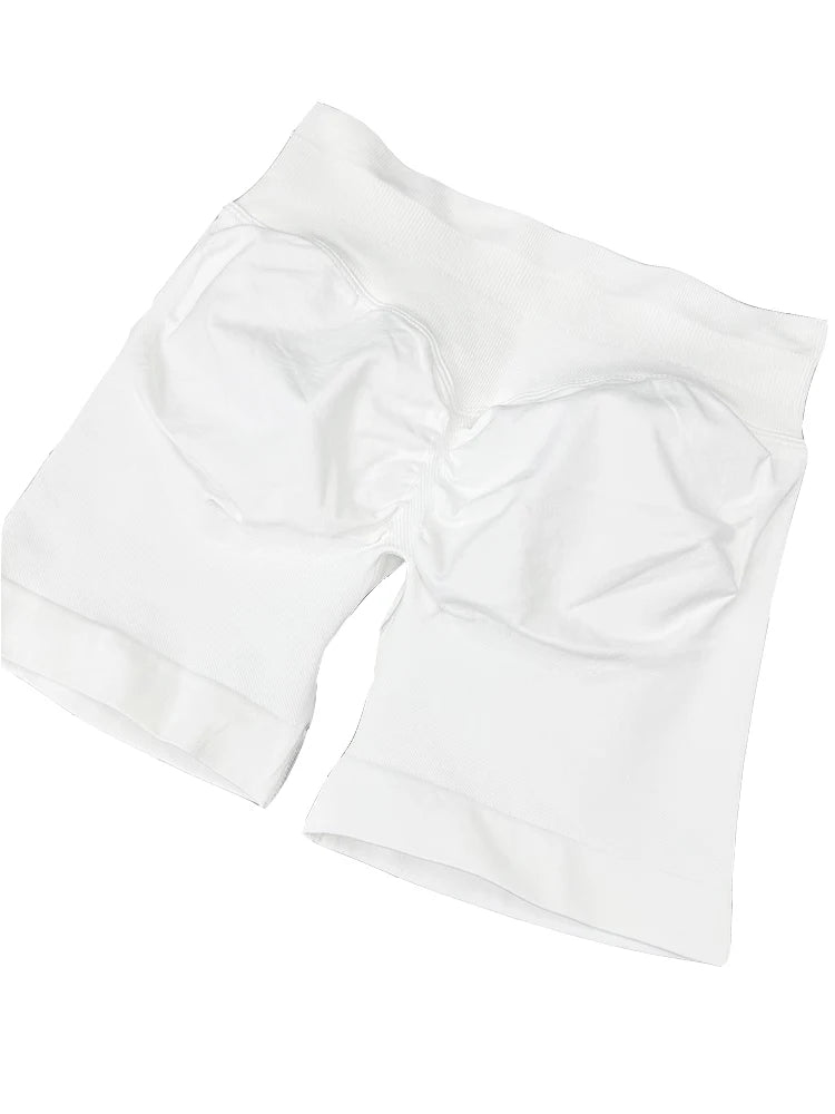 ZENVY SculptLift™ Seamless Scrunch Booty Shorts – High Waist Butt Lifting
