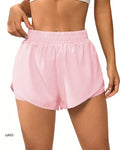 ZENVY 2-in-1 Flowy Performance Shorts – Quick-Dry Running & Gym Activewear