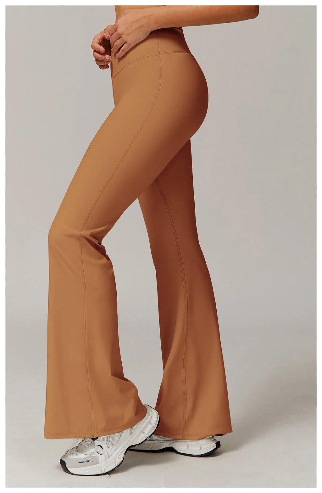 ZENVY Sculpt Flare High-Waist Leggings – Butt-Lifting Wide Leg Yoga Pants