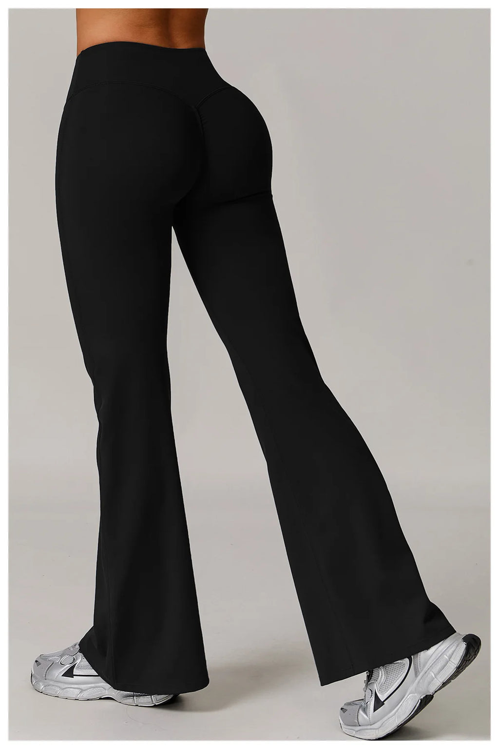 ZENVY Sculpt Flare High-Waist Leggings – Butt-Lifting Wide Leg Yoga Pants