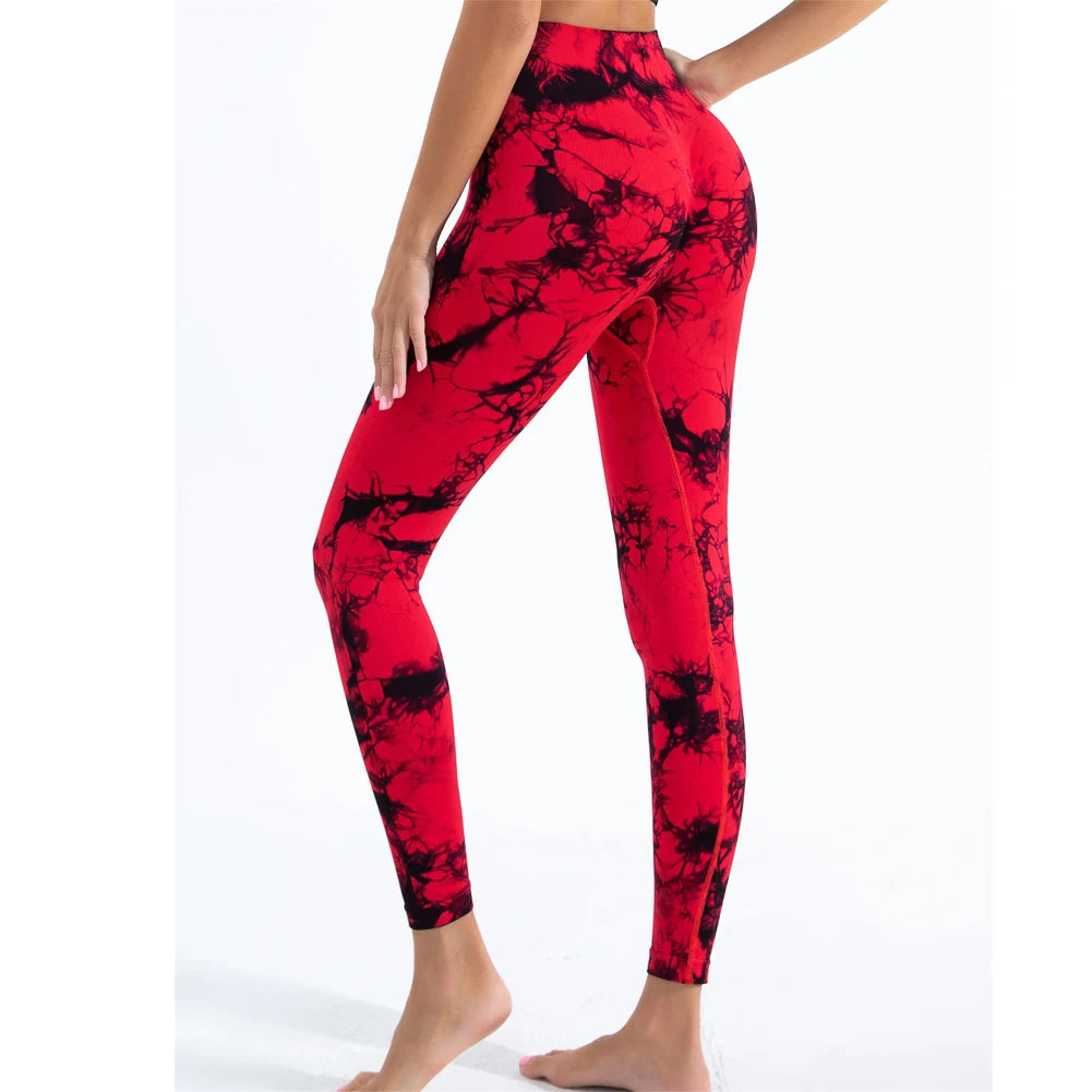 ZENVY SculptFit™ High-Waist Tie-Dye Leggings