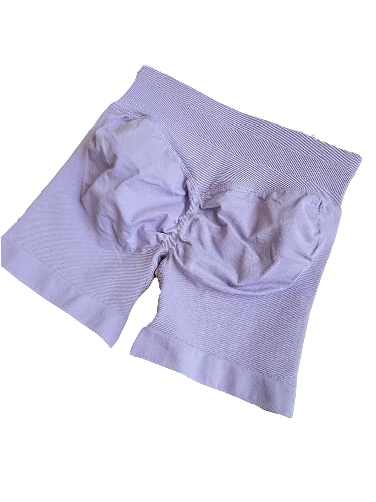 ZENVY SculptLift™ Seamless Scrunch Booty Shorts – High Waist Butt Lifting