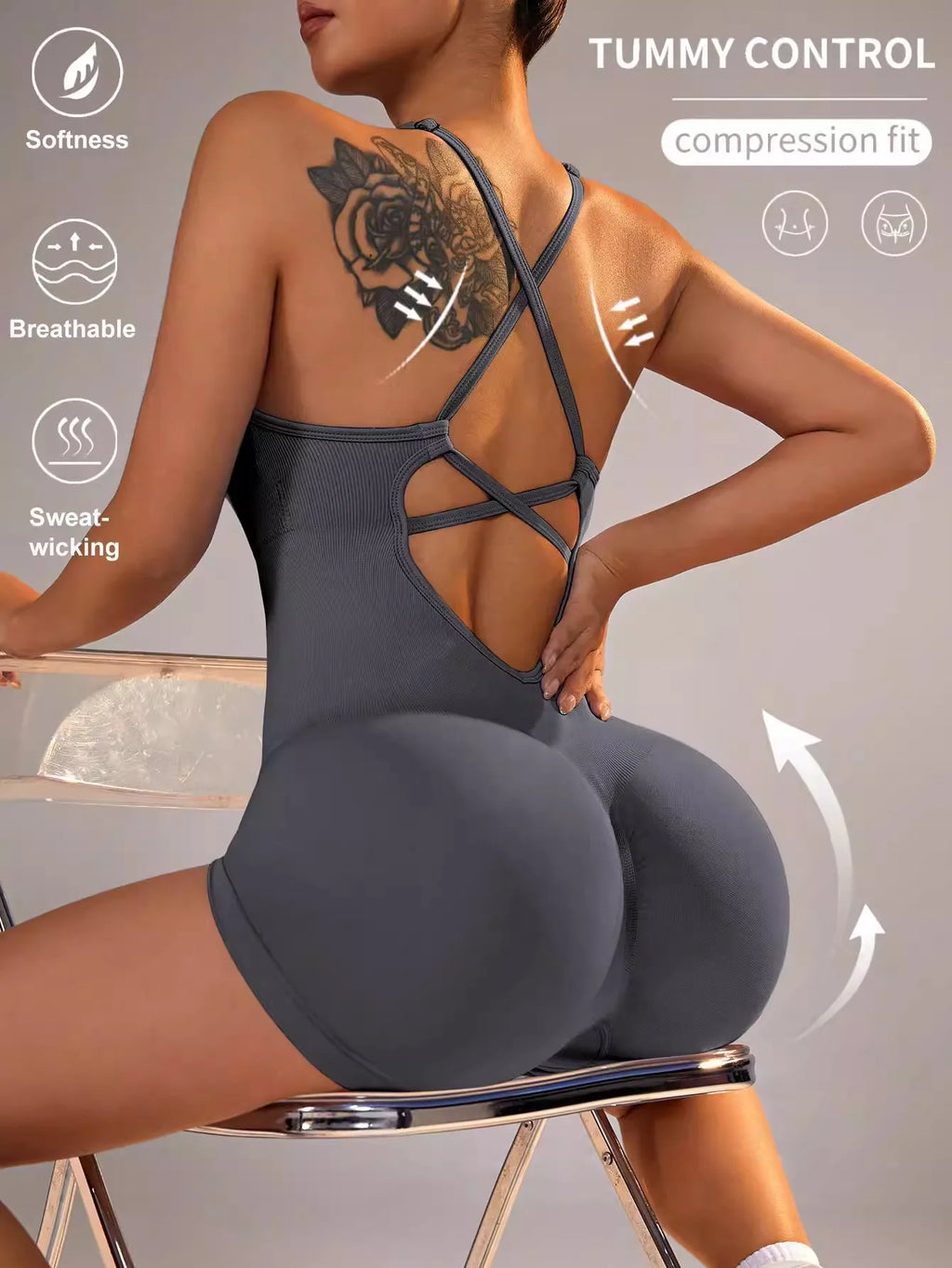 ZENVY BodyContour™ One-Piece Activewear