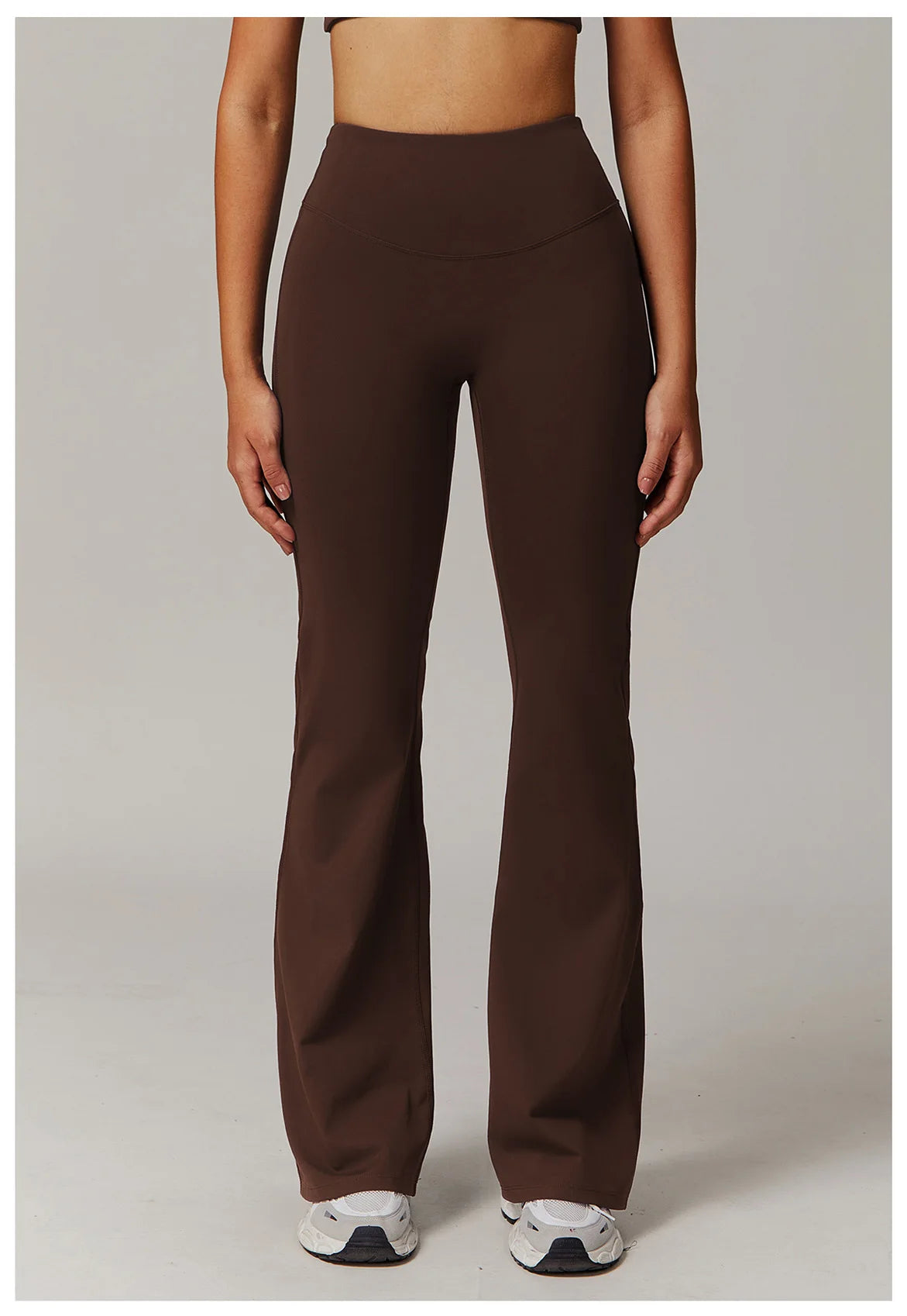 ZENVY Sculpt Flare High-Waist Leggings – Butt-Lifting Wide Leg Yoga Pants