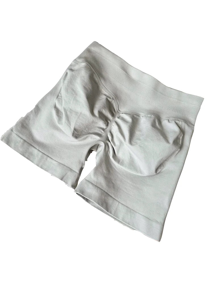ZENVY SculptLift™ Seamless Scrunch Booty Shorts – High Waist Butt Lifting