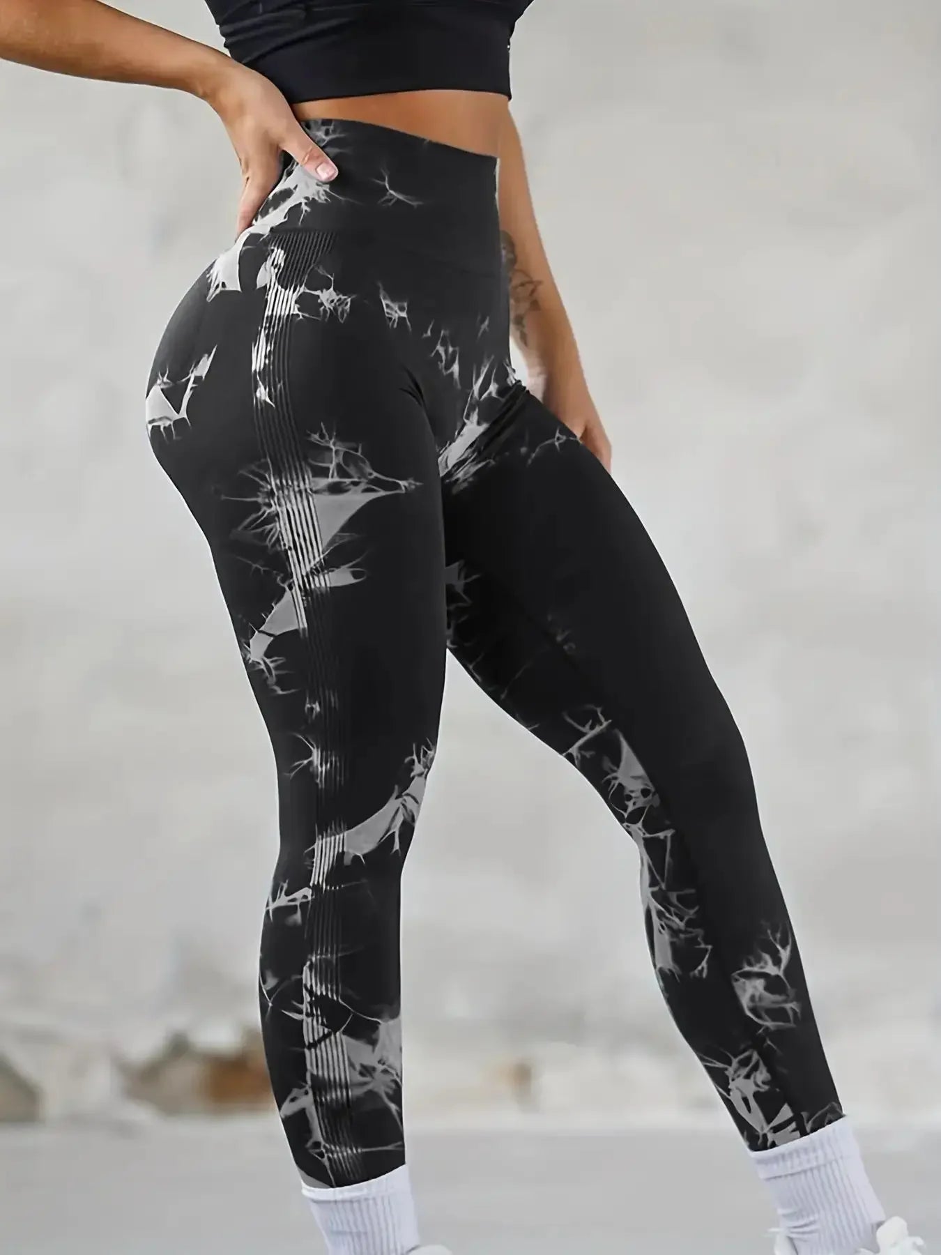 ZENVY SculptFit™ High-Waist Tie-Dye Leggings