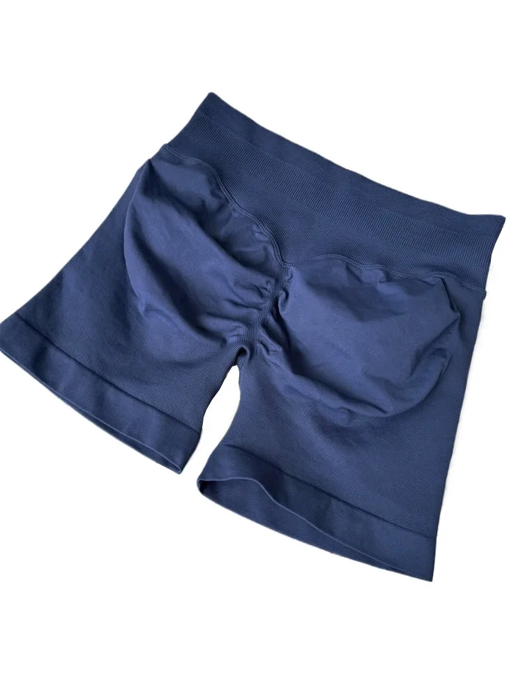 ZENVY SculptLift™ Seamless Scrunch Booty Shorts – High Waist Butt Lifting
