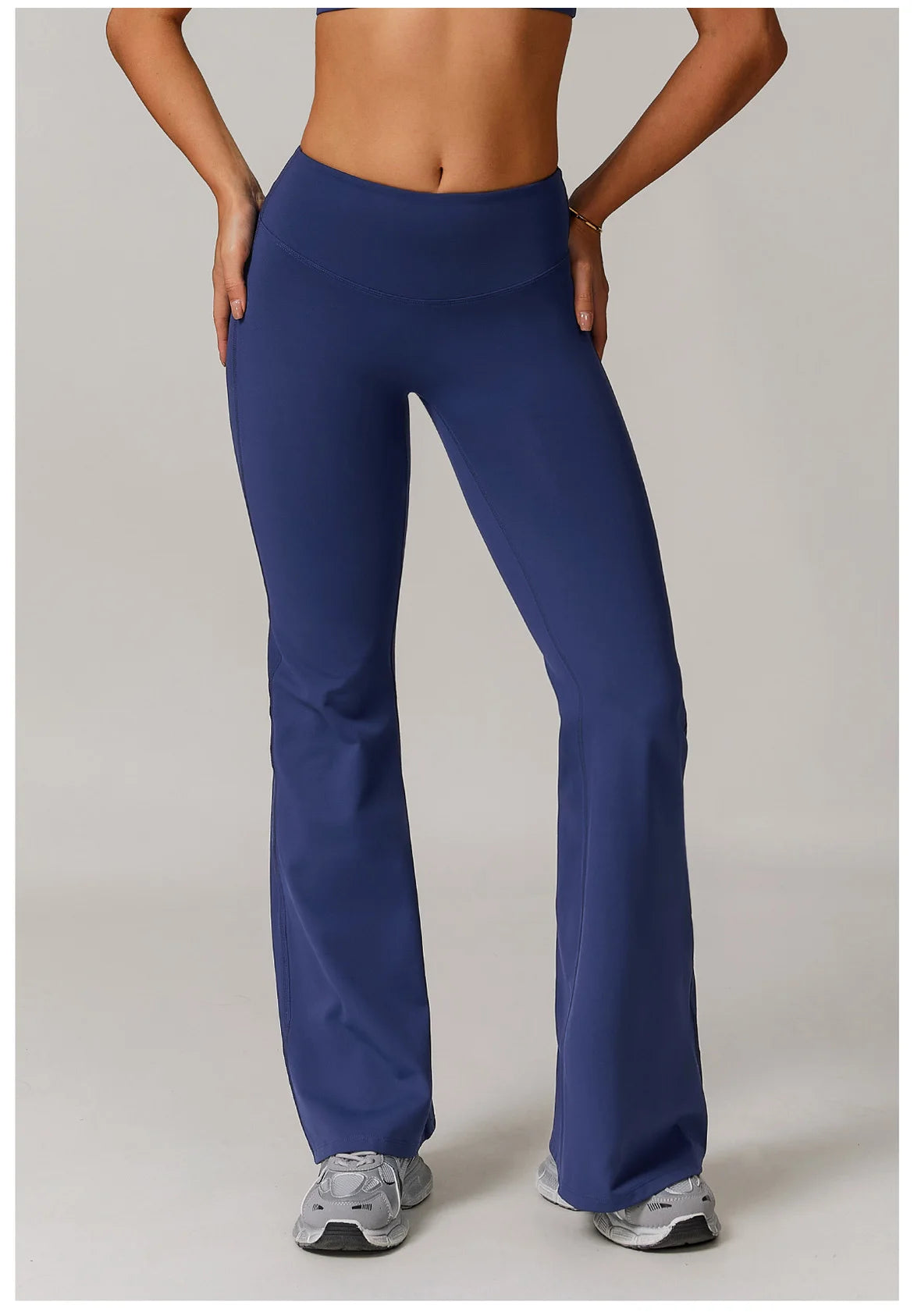 ZENVY Sculpt Flare High-Waist Leggings – Butt-Lifting Wide Leg Yoga Pants