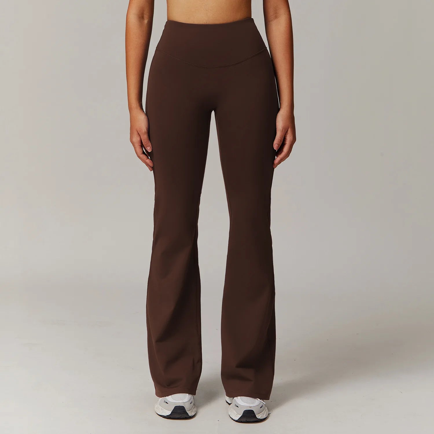 ZENVY Sculpt Flare High-Waist Leggings – Butt-Lifting Wide Leg Yoga Pants