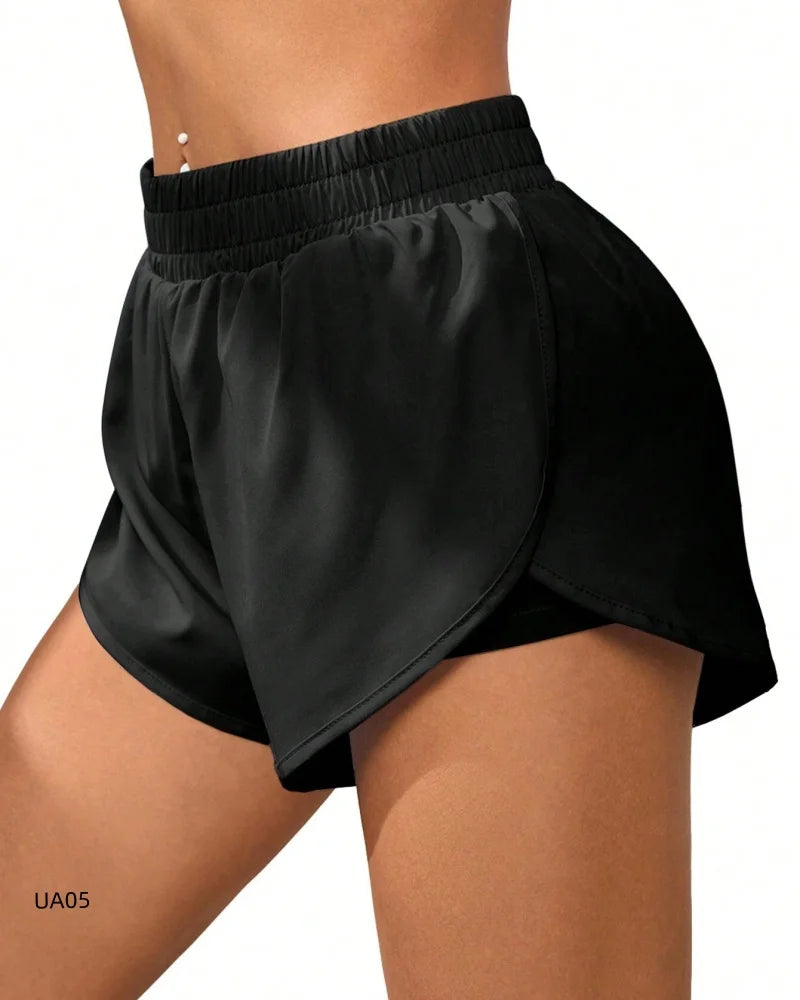 ZENVY 2-in-1 Flowy Performance Shorts – Quick-Dry Running & Gym Activewear