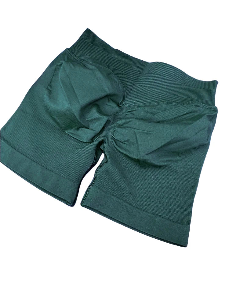 ZENVY SculptLift™ Seamless Scrunch Booty Shorts – High Waist Butt Lifting