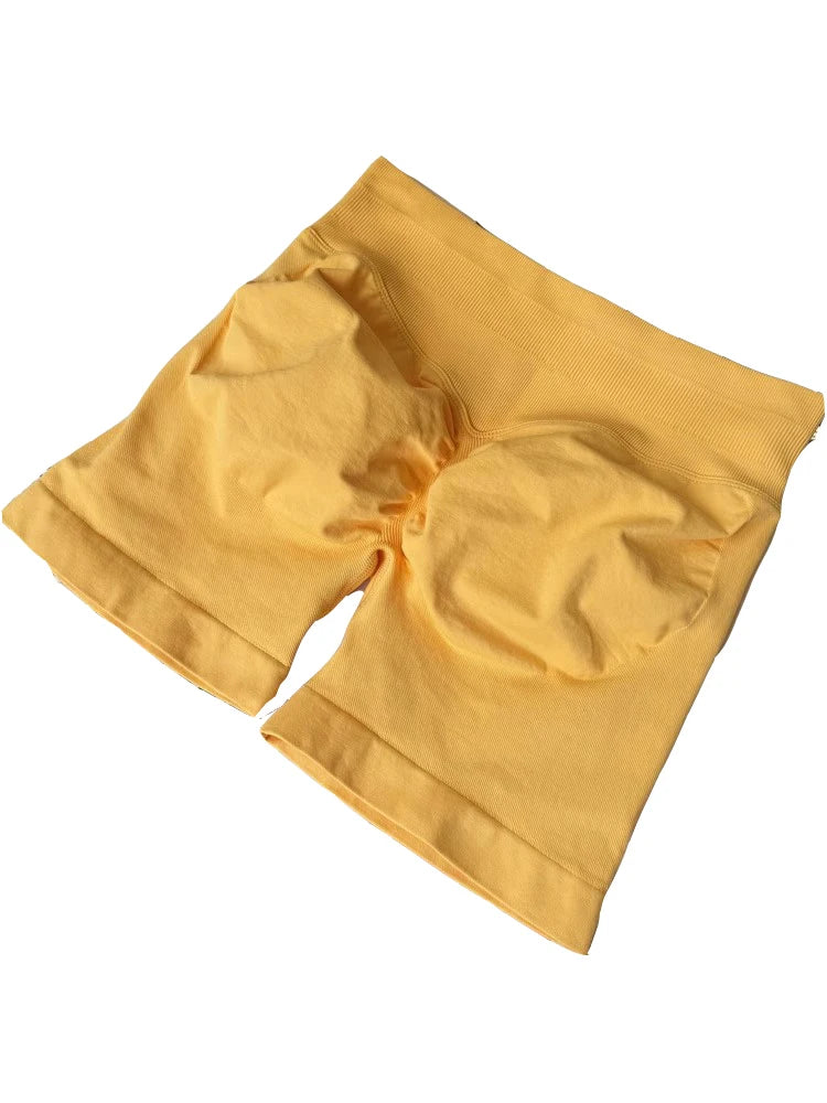 ZENVY SculptLift™ Seamless Scrunch Booty Shorts – High Waist Butt Lifting