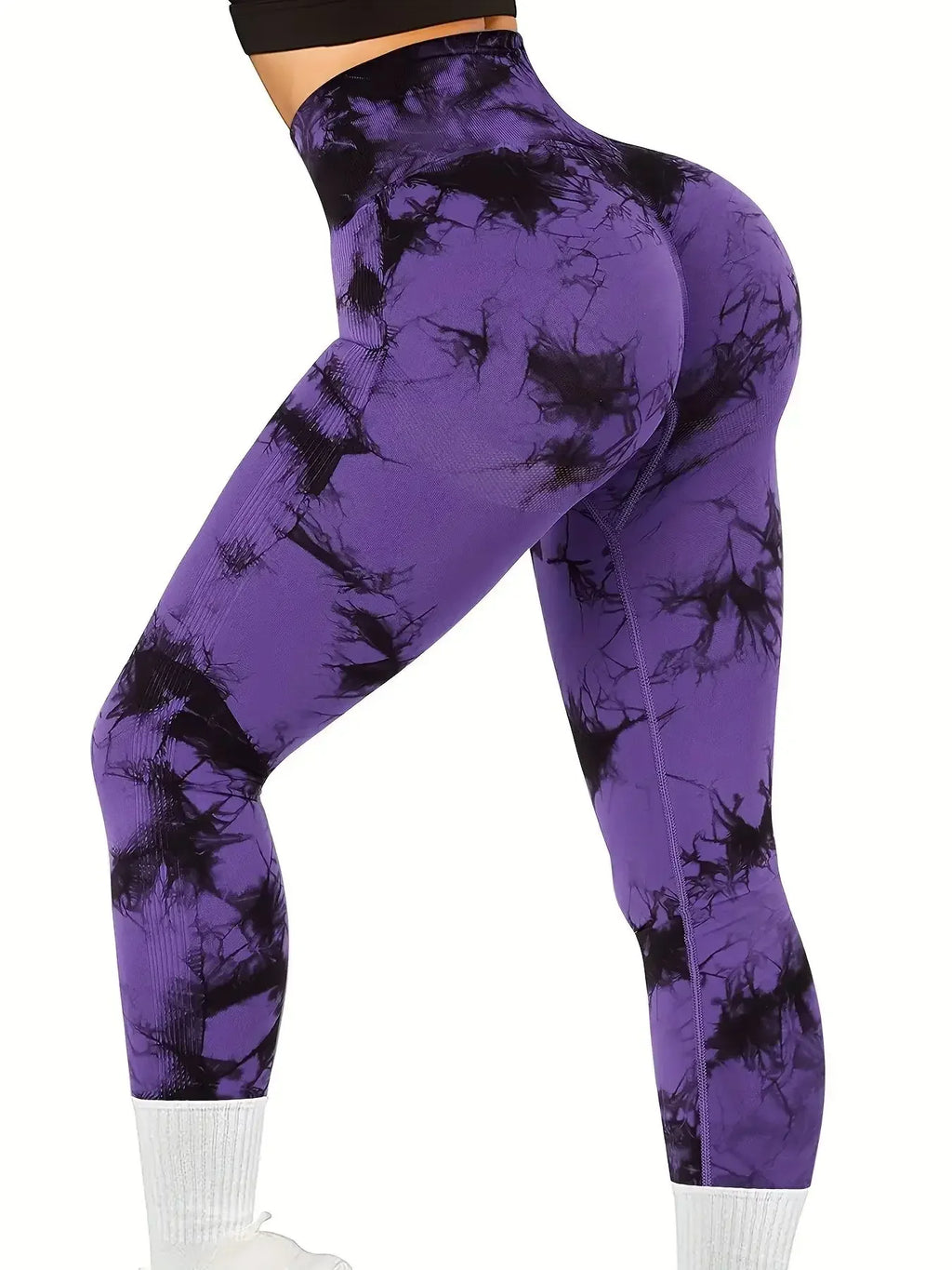 ZENVY SculptFit™ High-Waist Tie-Dye Leggings