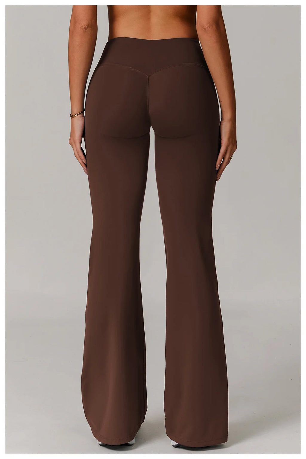 ZENVY Sculpt Flare High-Waist Leggings – Butt-Lifting Wide Leg Yoga Pants