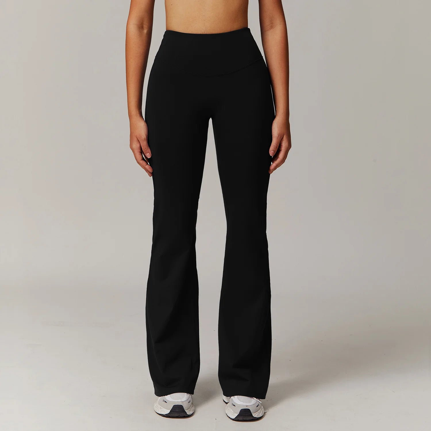 ZENVY Sculpt Flare High-Waist Leggings – Butt-Lifting Wide Leg Yoga Pants