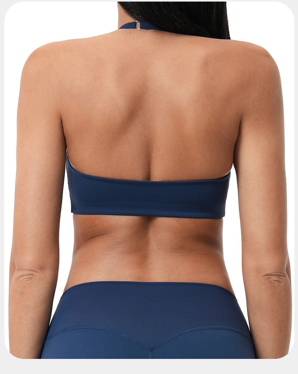 ZENVY FlexHalter™ Shockproof Sports Bra – Breathable Halter Yoga & Fitness Crop Top