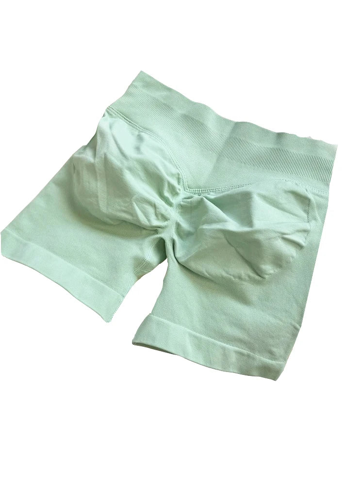 ZENVY SculptLift™ Seamless Scrunch Booty Shorts – High Waist Butt Lifting
